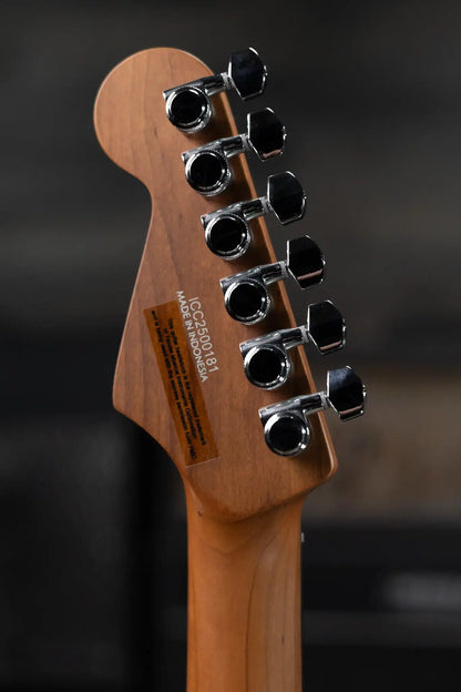 Charvel Pro-Mod Plus Dinky DK24 HH 2PT E QM Electric Guitar - Midnight Ocean with Gig Bag