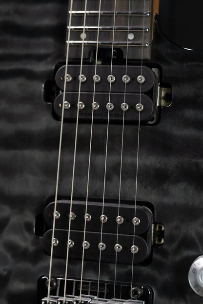 Charvel Pro-Mod Plus Dinky DK24 HH 2PT E QM Electric Guitar - Midnight Ocean with Gig Bag