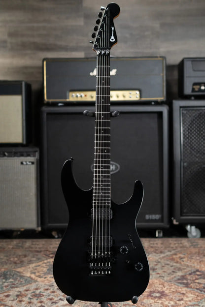 Charvel Pro-Mod Plus Dinky DK24 HH FR EB Electric Guitar - Satin Black with Gig Bag
