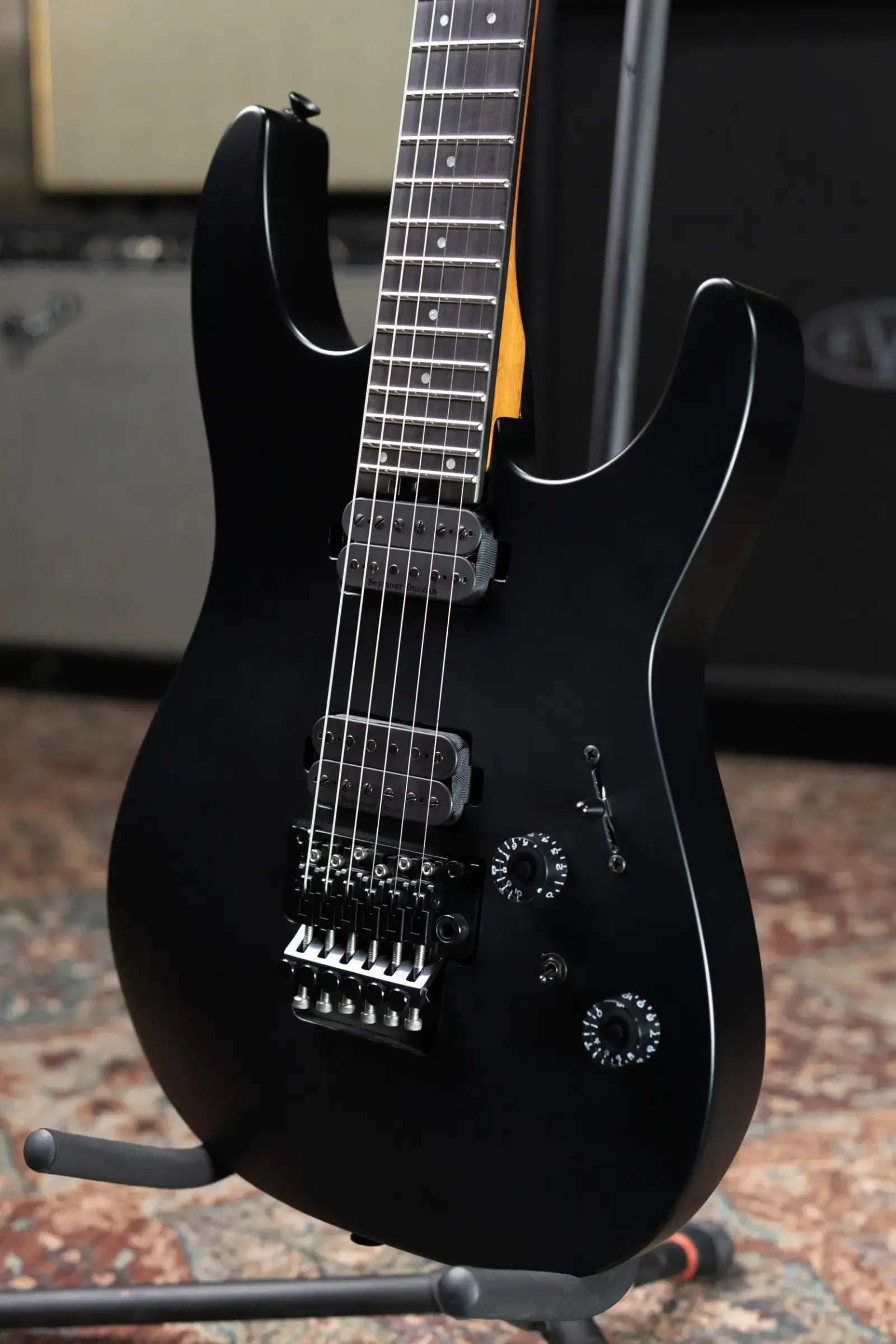 Charvel Pro-Mod Plus Dinky DK24 HH FR EB Electric Guitar - Satin Black with Gig Bag