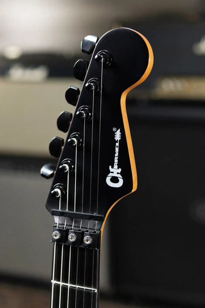 Charvel Pro-Mod Plus Dinky DK24 HH FR EB Electric Guitar - Satin Black with Gig Bag
