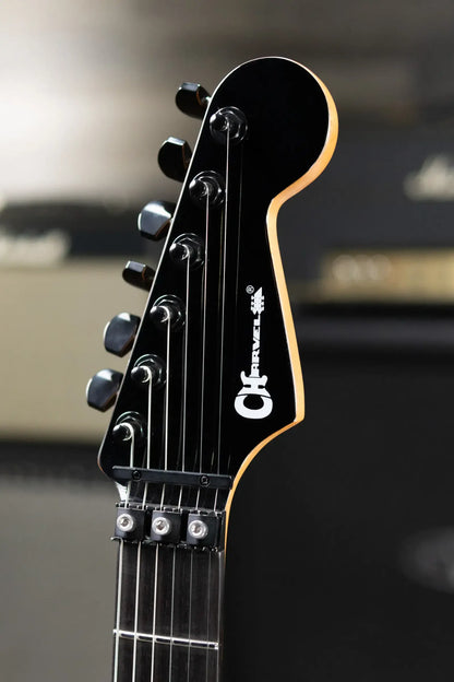 Charvel Pro-Mod Plus Dinky DK24 HH FR QM EB Electric Guitar - Cloaked Emerald Green with Gig Bag
