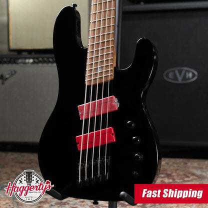 Charvel Pro-Mod Sleep Token iii Signature San Dimas Bass V - Black with Gig Bag