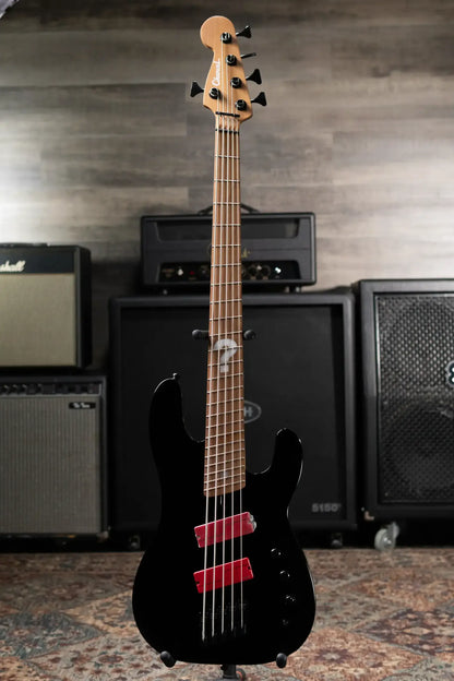 Charvel Pro-Mod Sleep Token iii Signature San Dimas Bass V - Black with Gig Bag