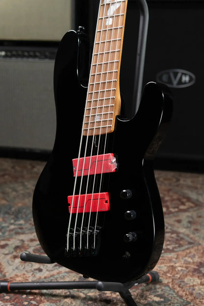 Charvel Pro-Mod Sleep Token iii Signature San Dimas Bass V - Black with Gig Bag