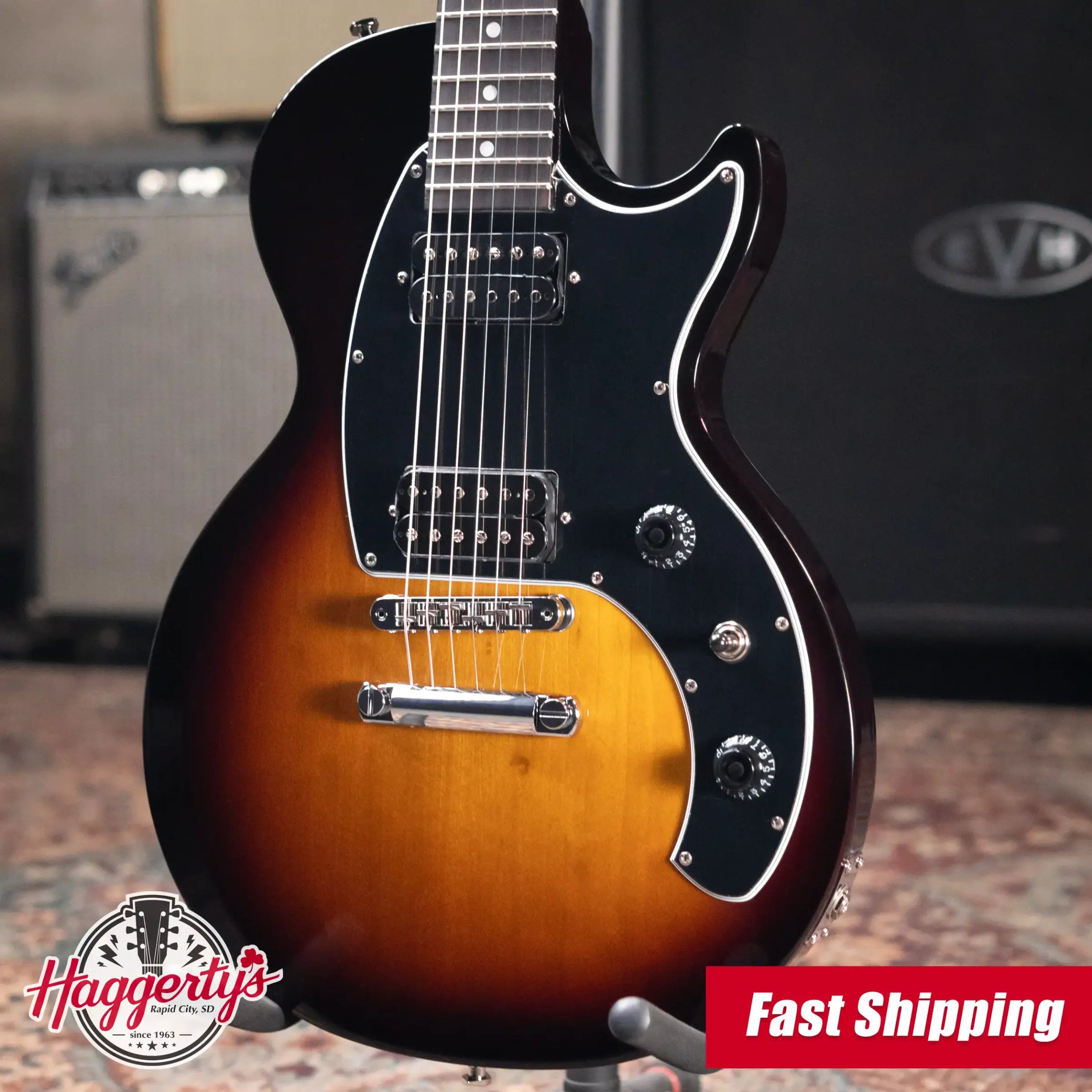 Gibson Les Paul Music City Special 50th Anniversary Electric Guitar - Tobacco Burst Dark Back with Gig Bag - Floor Model