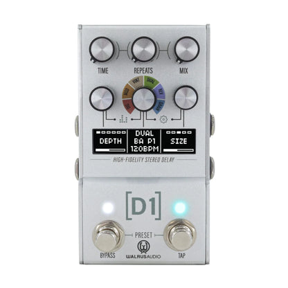 Walrus Audio Mako Series D1 High-Fidelity Delay MkII Effect Pedal