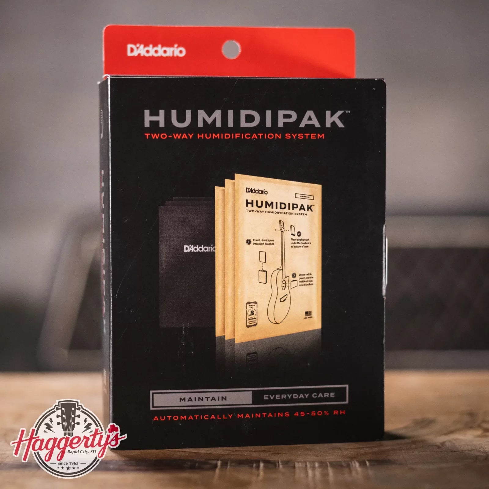 D'Addario Humidipak Maintain - Two-way Humidification System