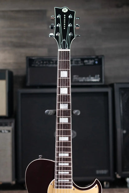 Reverend Roundhouse Jr Electric Guitar Oxblood - Floor Model