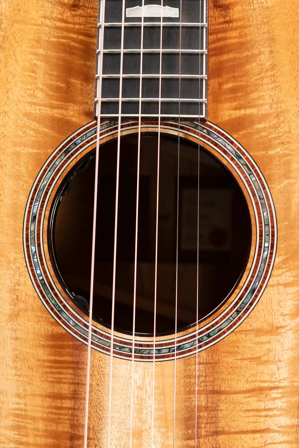Taylor Custom Gold Label K24e Super Auditorium Acoustic/Electric Guitar - Master Koa with Hardshell Case and Matching Circa 74 Amplifier