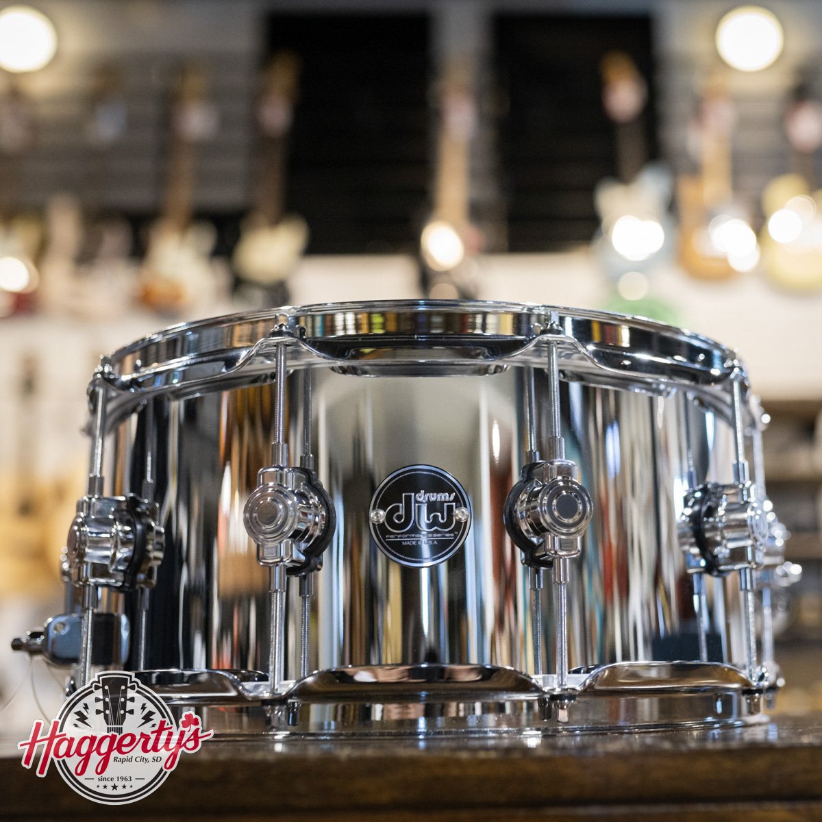 DW DRPM6514SSCS 6.5 x 14 Chrome Over Steel Snare