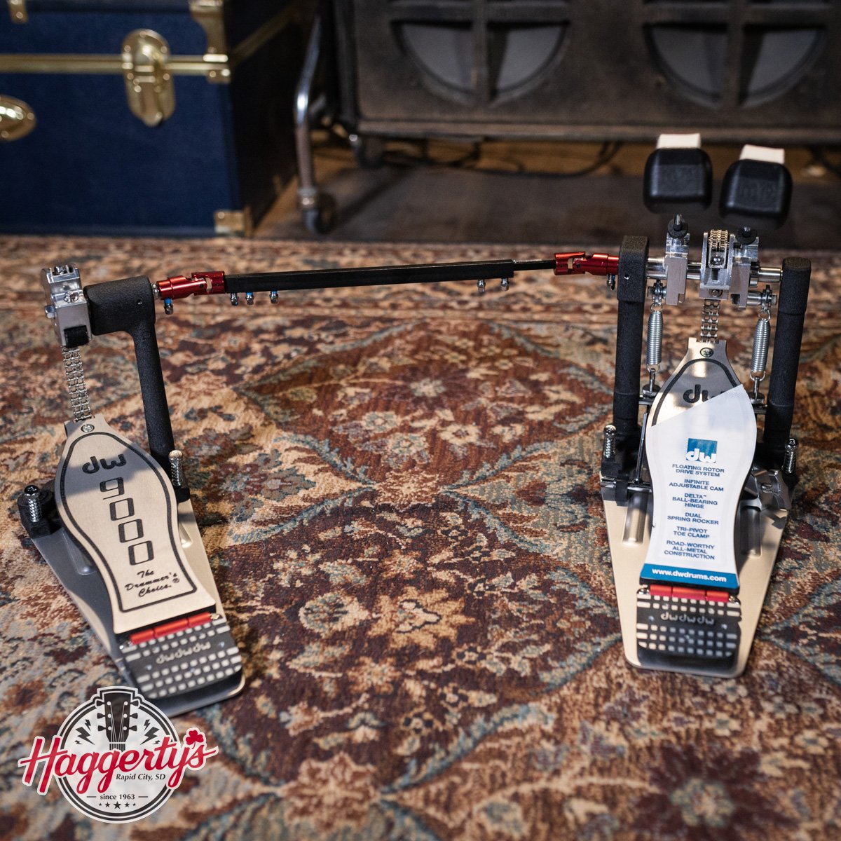 DW 9000 Series Double Kick Pedal