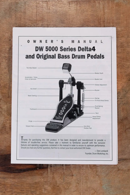 DW 5000 Series Single Kick Pedal - Used