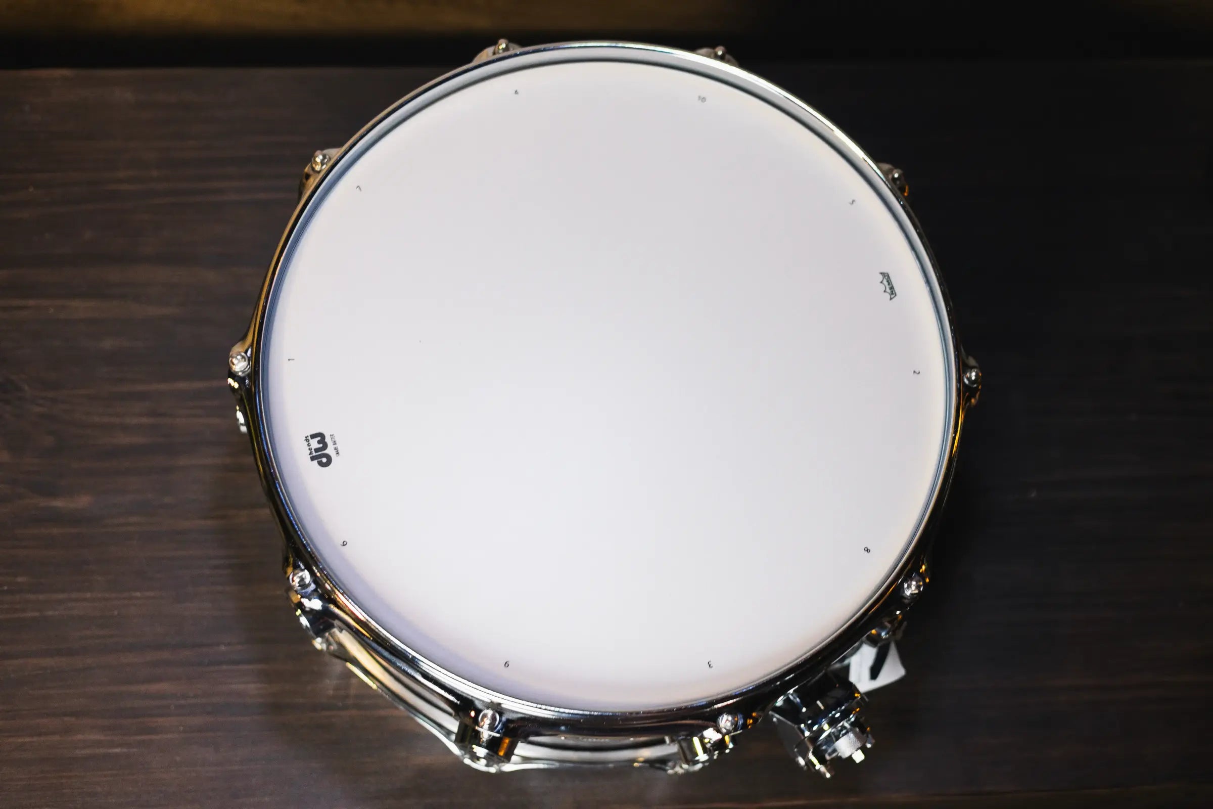 DW Collector’s Series 6.5x14 Maple VLT Snare Drum – Black Diamond, Chrome Hardware
