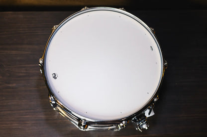 DW Collector’s Series 6.5x14 Maple VLT Snare Drum – Black Diamond, Chrome Hardware