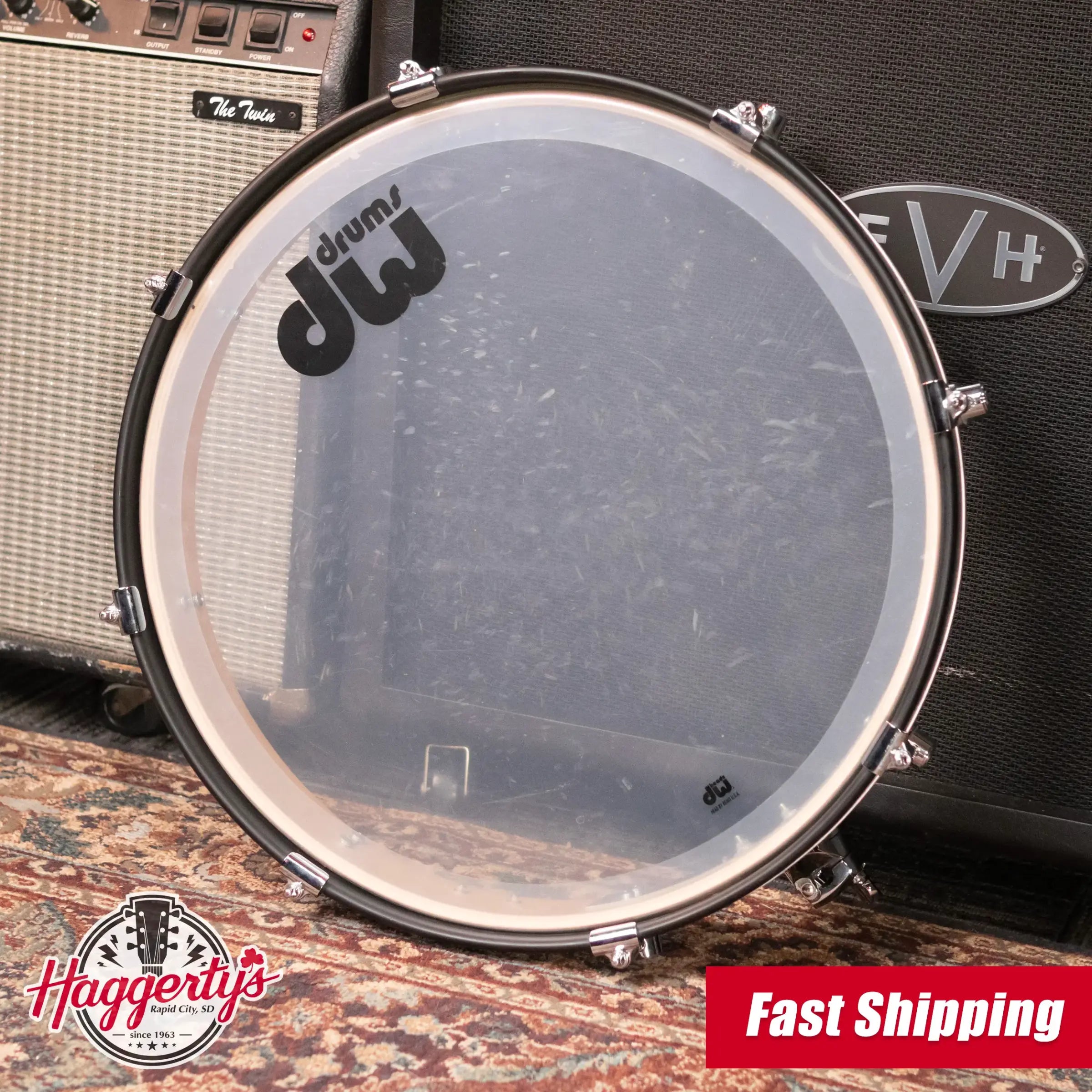 DW Design Series Pancake Gong Drum 2.5" x 20" Black - Used