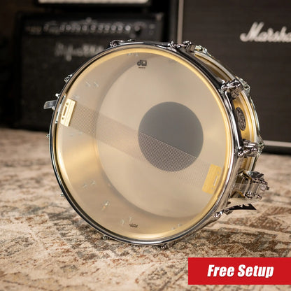 DW Performance 6.5" x 14" Snare - Polished Brass