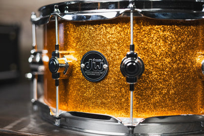 DW Performance Series 6.5”x14” Snare Drum Gold Sparkle - Used