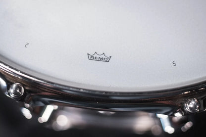 DW Collectors Series Snare Drum - Satin Black over Brass with Nickel Hardware