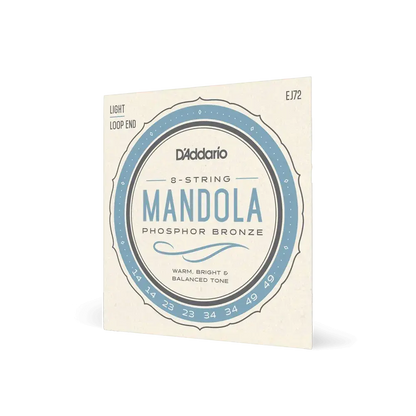 D'Addario EJ72 Phosphor Bronze Mandola Strings Light 14-49