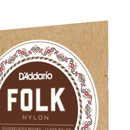 D'Addario Folk Normal Tension ball end Nylon Strings EJ32C