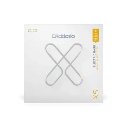 D'Addario XS 32-130 Hybrid Light 6-String Multi-Scale Coated Nickel Bass Strings
