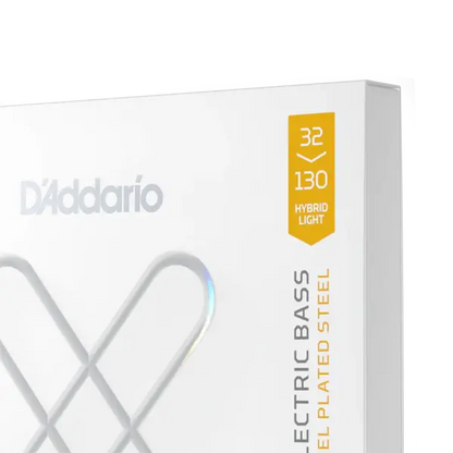 D'Addario XS 32-130 Hybrid Light 6-String Multi-Scale Coated Nickel Bass Strings