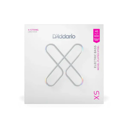 D'Addario XS 45-100 Regular Light Long Scale Coated Nickel Bass Strings