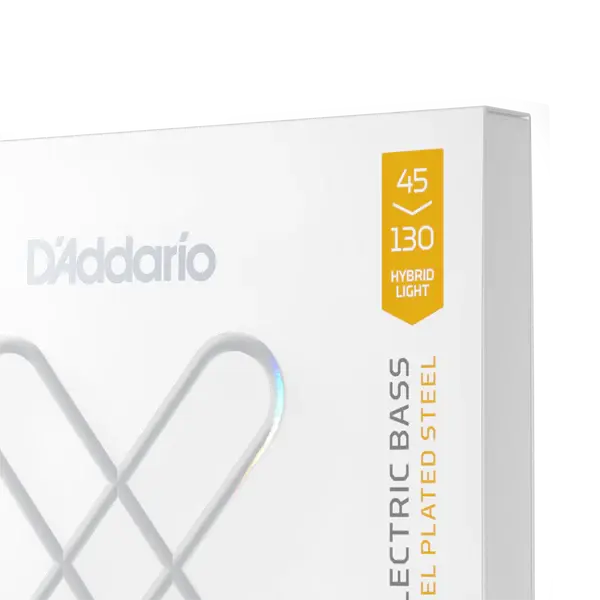 D'Addario XS 45-130 Hybrid Light 5-String Multi-Scale Coated Nickel Bass Strings