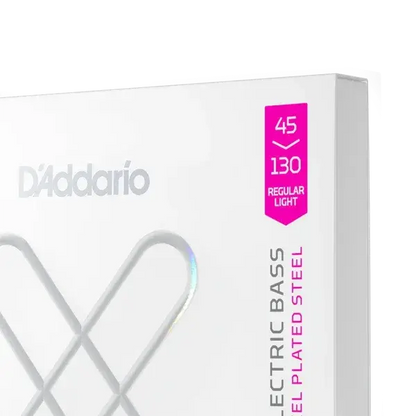 D'Addario XS 45-130 Regular Light 5-String Long Scale Coated Nickel Bass Strings