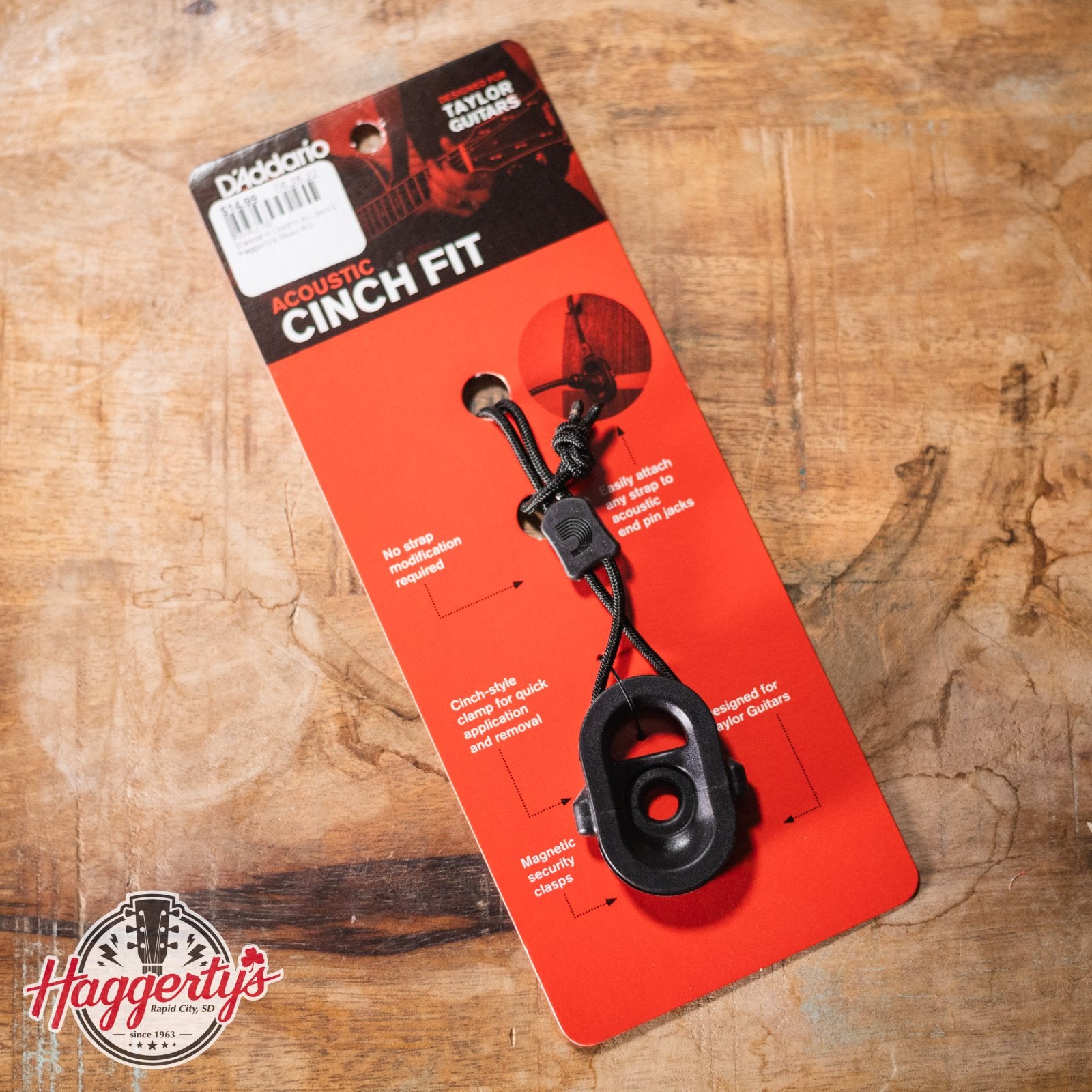 D'addario Cinchfit AC Jack Lock For Taylor Guitars