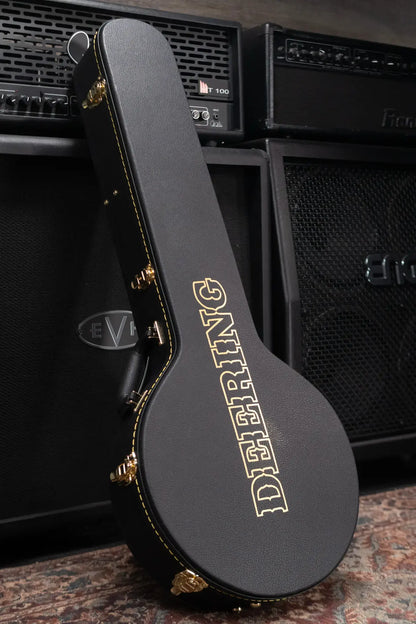 Deering Custom Maple Blossom 5-String Banjo - Blurple Blossom with Hardshell Case