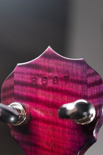 Deering Custom Maple Blossom 5-String Banjo - Blurple Blossom with Hardshell Case