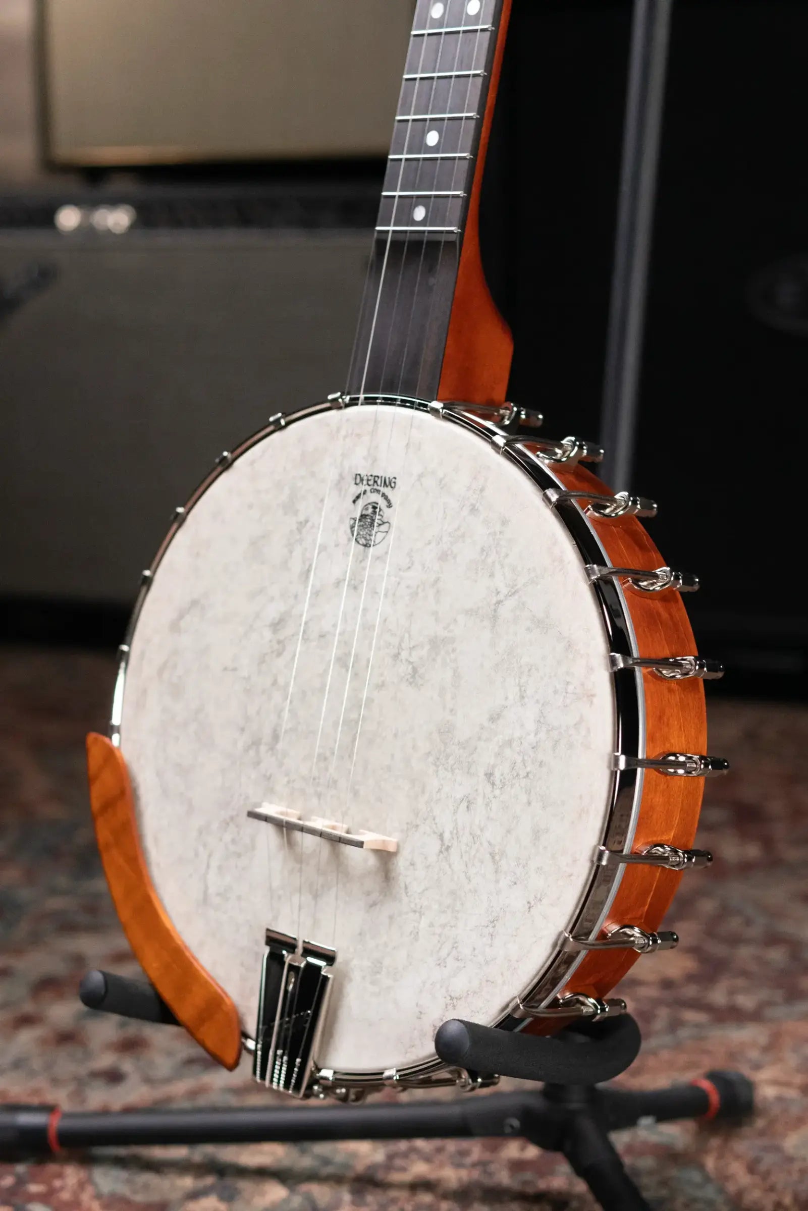 Deering Custom Vega Little Wonder 5-String Banjo - Dark Honey Amber Stain with Hardshell Case