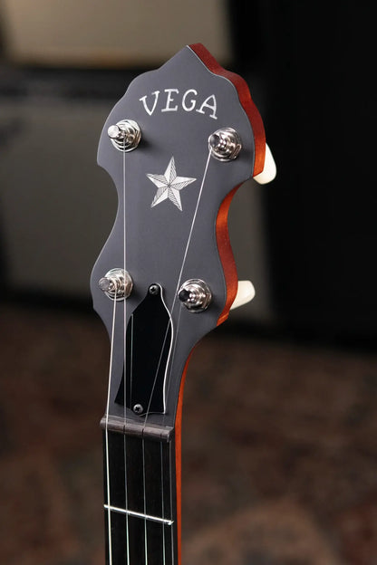 Deering Custom Vega Little Wonder 5-String Banjo - Dark Honey Amber Stain with Hardshell Case