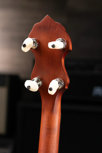 Deering Custom Vega Little Wonder 5-String Banjo - Dark Honey Amber Stain with Hardshell Case