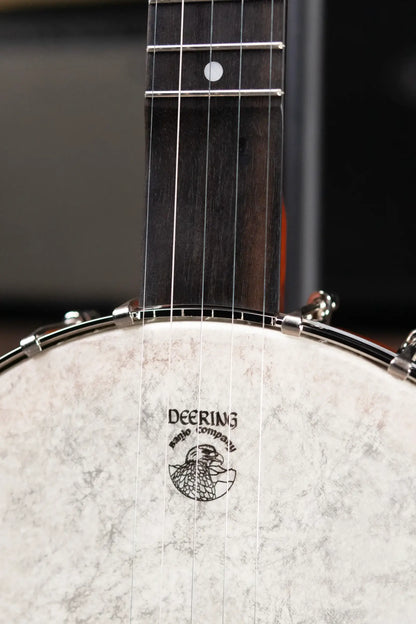 Deering Custom Vega Little Wonder 5-String Banjo - Dark Honey Amber Stain with Hardshell Case