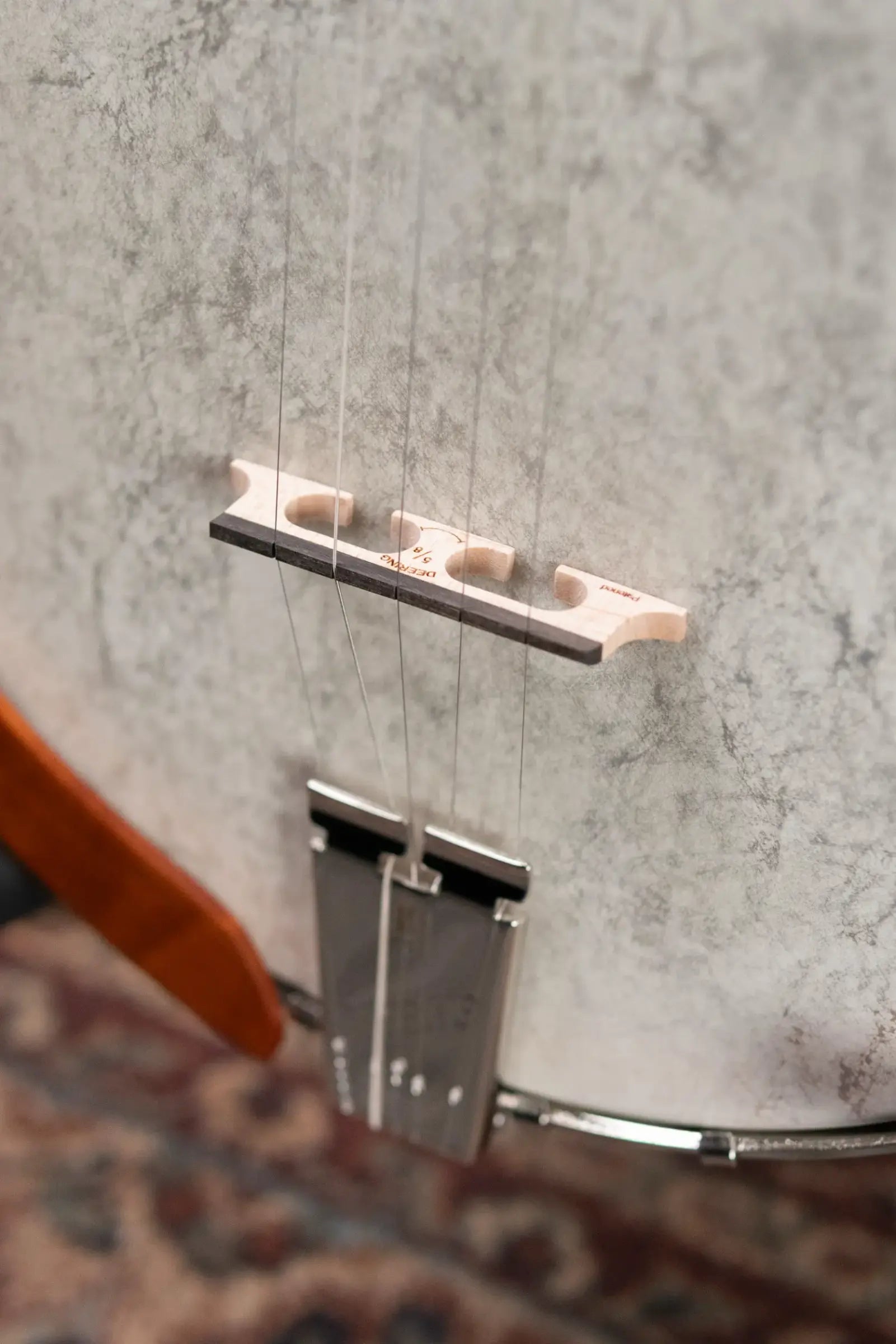Deering Custom Vega Little Wonder 5-String Banjo - Dark Honey Amber Stain with Hardshell Case