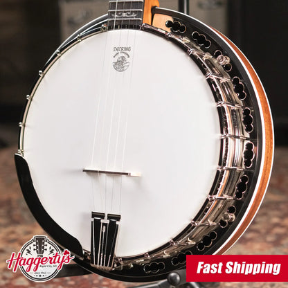Deering Sierra 5-String Mahogany Banjo with Hardshell Case