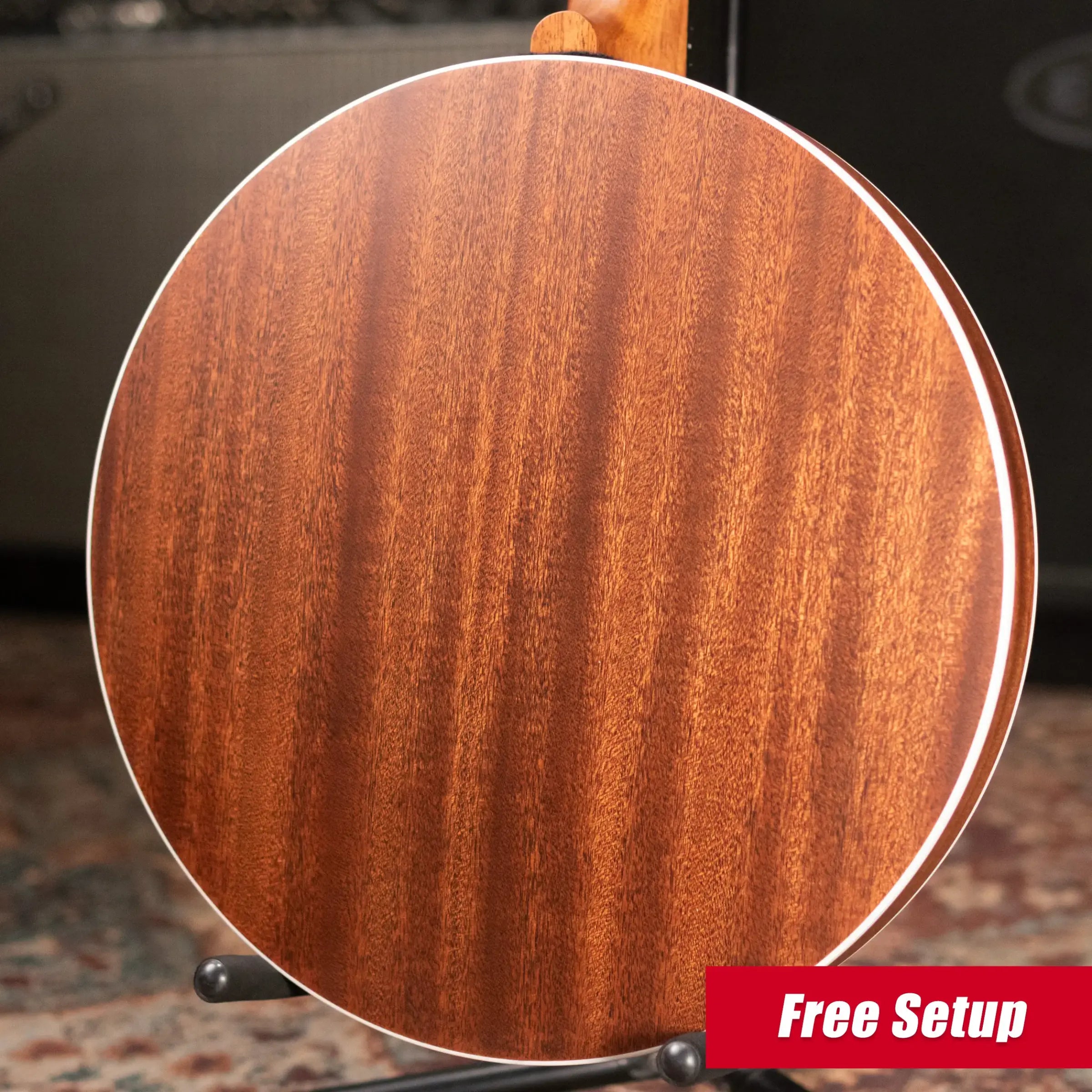 Deering Sierra 5-String Mahogany Banjo with Hardshell Case