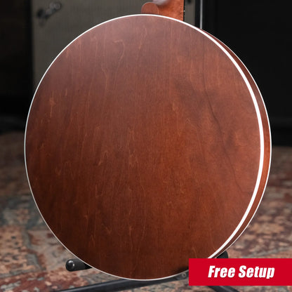 Deering Sierra 5-String Maple Banjo with Hardshell Case