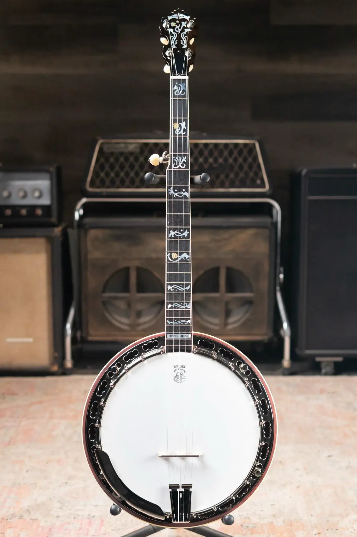 Deering Tenbrooks Saratoga Star with -06- Tone Ring Banjo with Hardshell Case