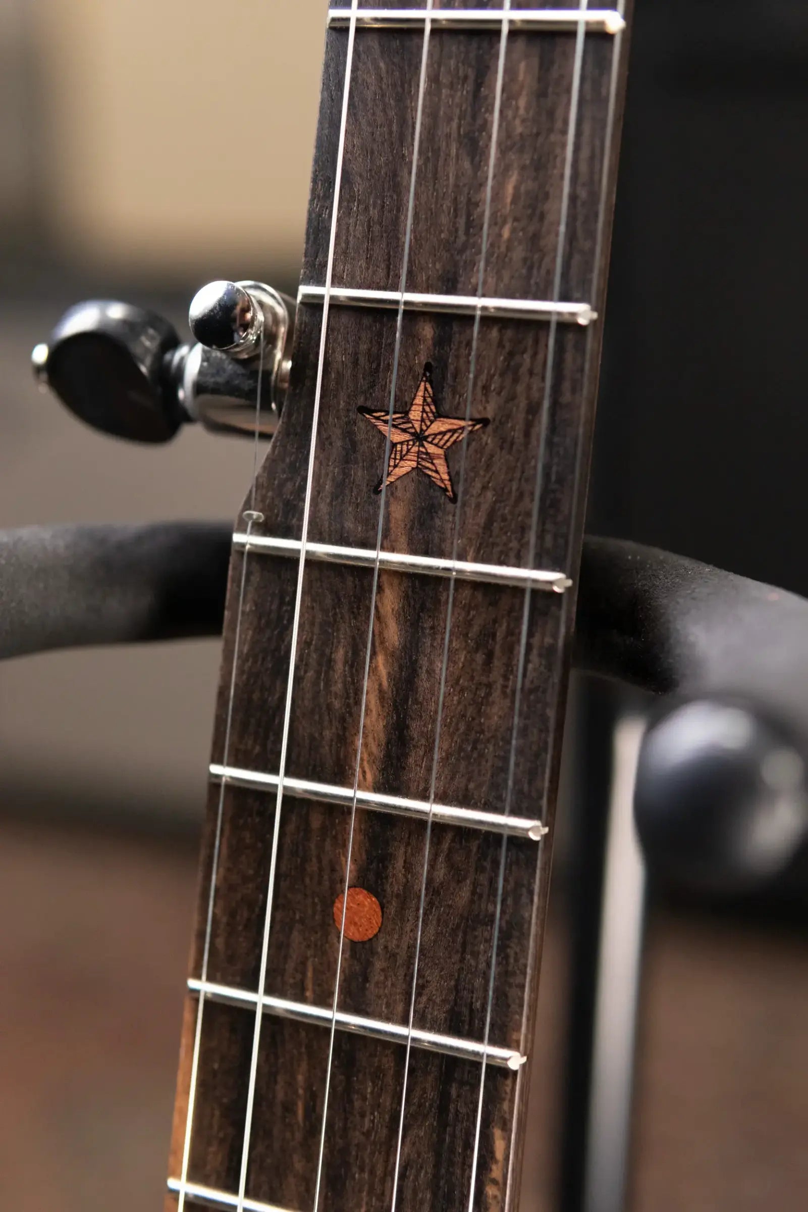 Deering Vega Vintage Star 5 String Banjo with Hardshell Case