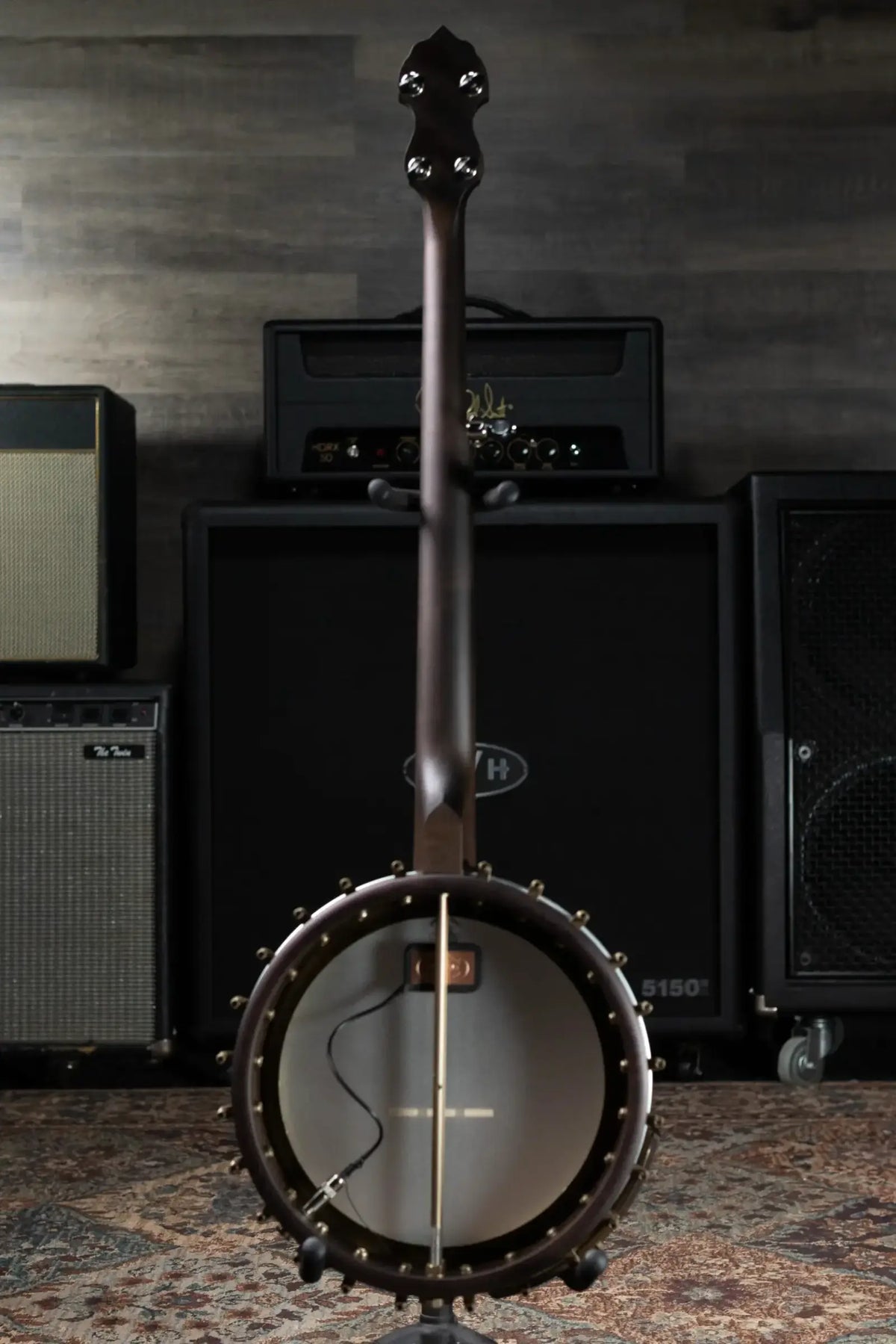 Deering Vega Vintage Star 5-String Banjo with Kavanjo Pickup and Hardshell Case
