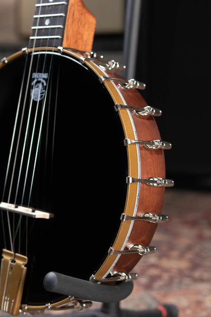 Deering Woodsongs Campfire Long Neck 5-String Banjo with Hardshell Case
