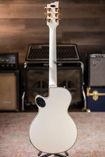 Duesenberg Fantom A Electric Guitar - Aged White with Hardshell Case