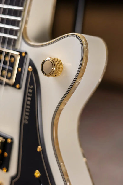 Duesenberg Fantom A Electric Guitar - Aged White with Hardshell Case