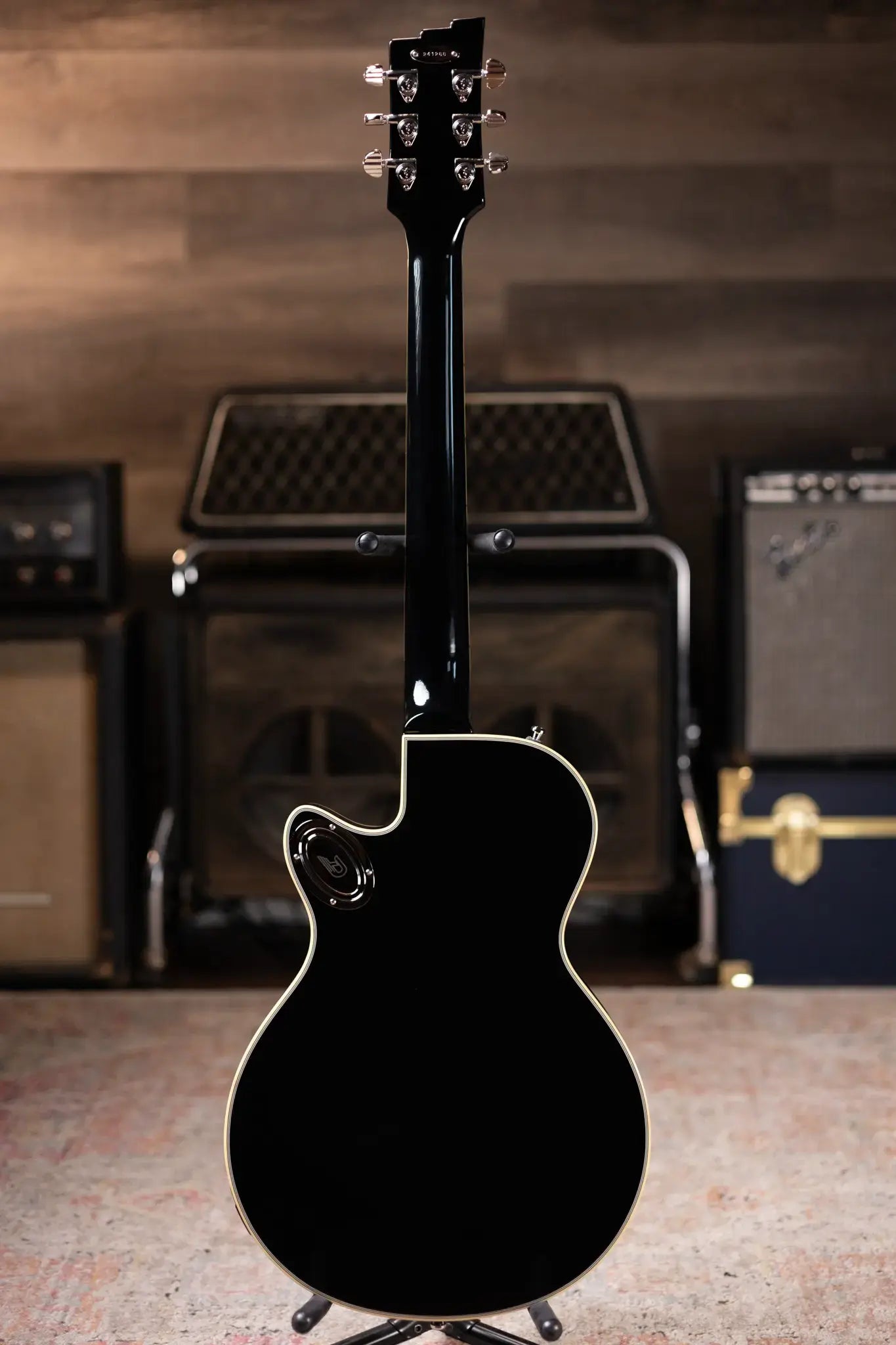 Duesenberg Fantom S Electric Guitar - Black with Hardshell Case
