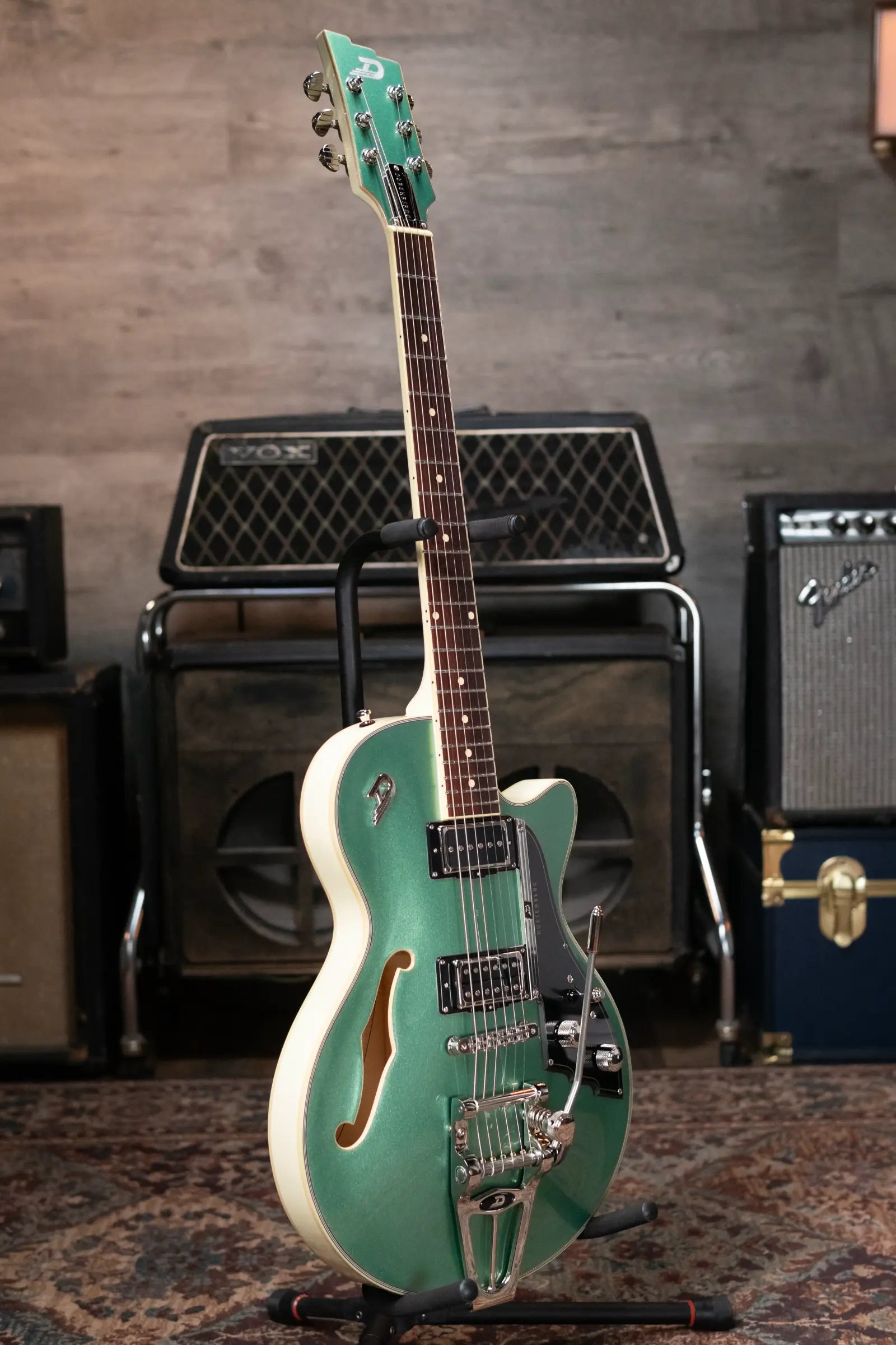 Duesenberg Starplayer TV Duo-Tone - Catalina Harbor Green with Hardshell Case