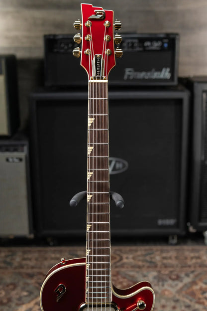 Duesenberg Starplayer TV Phonic Semi-Hollow Electric Guitar - Balboa Pearl Red with Hardshell Case